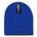Decky Beanies Cable Knit Soft Ski Warm Winter Caps Hats Unisex Mens Womens-Royal- 10 image