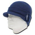 Decky Beanies Gi Caps Hats Visor Ski Thick Warm Winter Skully Unisex-Navy-
