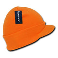 Decky Bright Neon Gi Ski Beanies Caps Hats Visor Skull Snowboard Winter-Neon Orange-