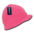 Decky Bright Neon Gi Ski Beanies Caps Hats Visor Skull Snowboard Winter-Neon Pink-