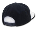 Decky Brim Two Tone Snapbacks 6 Panel Baseball Hats Caps Unisex-Black/White- 8 image