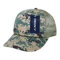 Decky Camouflage Foam Trucker 5 Panel High Crown Hats Caps Snapback-MCU/MCU/OLIVE-