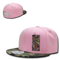 Decky Camouflage Hybricam Bil 6 Panel Snapback Baseball Caps Hats-Pink/GBR-