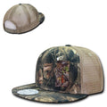 Decky Camouflage Hybricam Trucker 6 Panel Baseball Flat Bill Caps Hats-GBR-