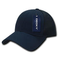 Decky Classic 6 Panel Low Crown Air Mesh Curved Bill Baseball Trucker Caps Hats-Navy/Navy-