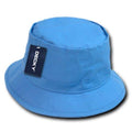 Decky Fisherman's Bucket Hats Caps Constructed Cotton Unisex-Sky-S/M-