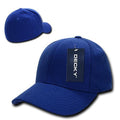 Decky Fitall Flex Fitted Baseball Dad Caps Hats Unisex-Royal-Small/Medium-