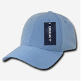 Decky Fitall Flex Fitted Baseball Dad Caps Hats Unisex-Sky-Small/Medium-