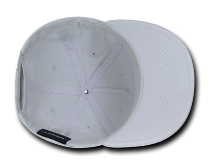 Decky Flat Bill Cotton 5 Panel Constructed High Crown Baseball Hats Caps-Woodland-
