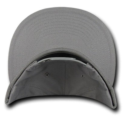 Decky Flat Bill Cotton 5 Panel Constructed High Crown Baseball Hats Caps-Woodland-