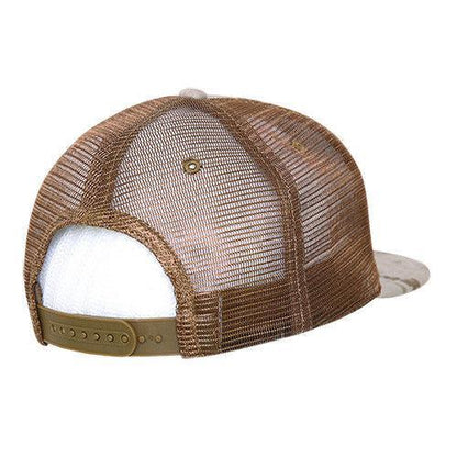 Decky Flat Bill Camouflage Cotton Foam Mesh Trucker Hats Caps Snapback Unisex-ACU/ACU/Grey-