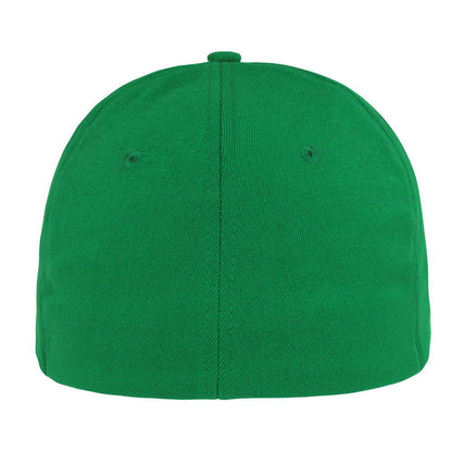 Decky Flex Elastic Fitted 6 Panels One Size High Crown Baseball Hats Caps Unisex-LIGHT BLACK-