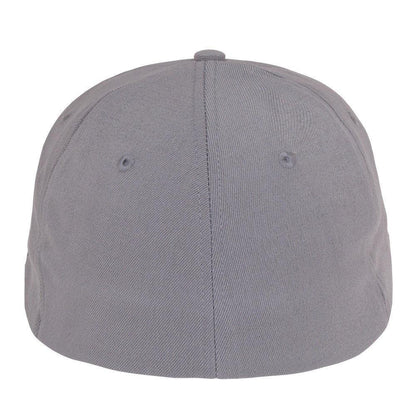 Decky Flex Elastic Fitted 6 Panels One Size High Crown Baseball Hats Caps Unisex-LIGHT BLACK-