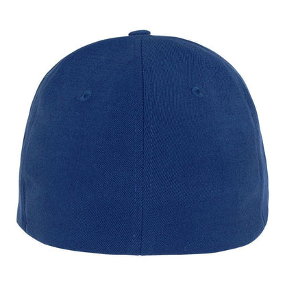 Decky Flex Elastic Fitted 6 Panels One Size High Crown Baseball Hats Caps Unisex-LIGHT BLACK-