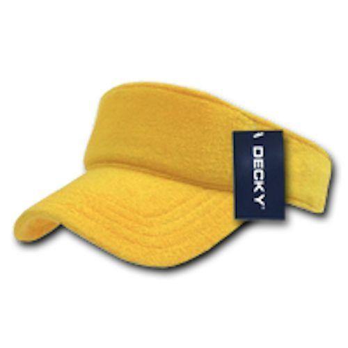 Decky Golf Tennis Walking Visor Sports Summer Sun Terry Cloth Snug Fit Unisex-996-Grey-