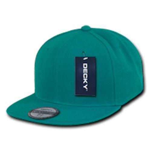 Decky Lot Of 6 Fitted Flat Bill Retro Fashion Baseball Hats Caps Blank Wholesale Lots!-