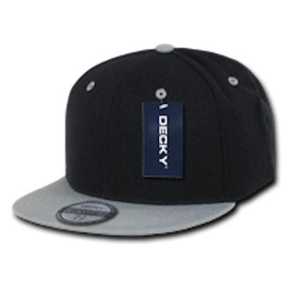 Decky Lot Of 6 Fitted Flat Bill Retro Fashion Baseball Hats Caps Blank Wholesale Lots!-