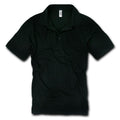 Decky Men'S 30S Jersey Polo Plain Golf Cotton Slim Fit Shirts-Medium-BLACK-