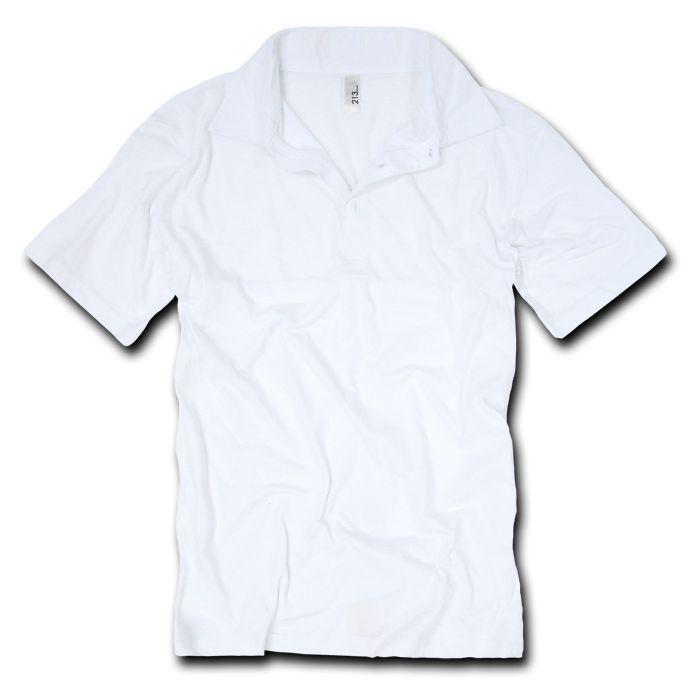 Decky Men'S 30S Jersey Polo Plain Golf Cotton Slim Fit Shirts-Small-WHITE-