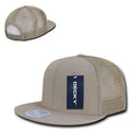 Decky Military Army Camo Acu Ripstop Flat Bill Trucker Cotton Hats Caps-Khaki-