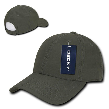 Decky Military Camo Army Woodland Acu Low Crown Structured Ripstop Hats Caps-Olive Drab-