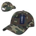 Decky Military Camo Army Woodland Acu Low Crown Structured Ripstop Hats Caps-Woodland-