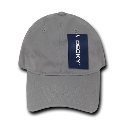 Decky Relaxed Soft Low Crown Dad Washed Cotton Polo Vintage 6 Panel Caps Hats-205-Black-