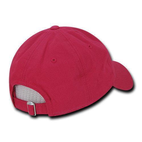 Decky Relaxed Soft Low Crown Dad Washed Cotton Polo Vintage 6 Panel Caps Hats-205-Black-