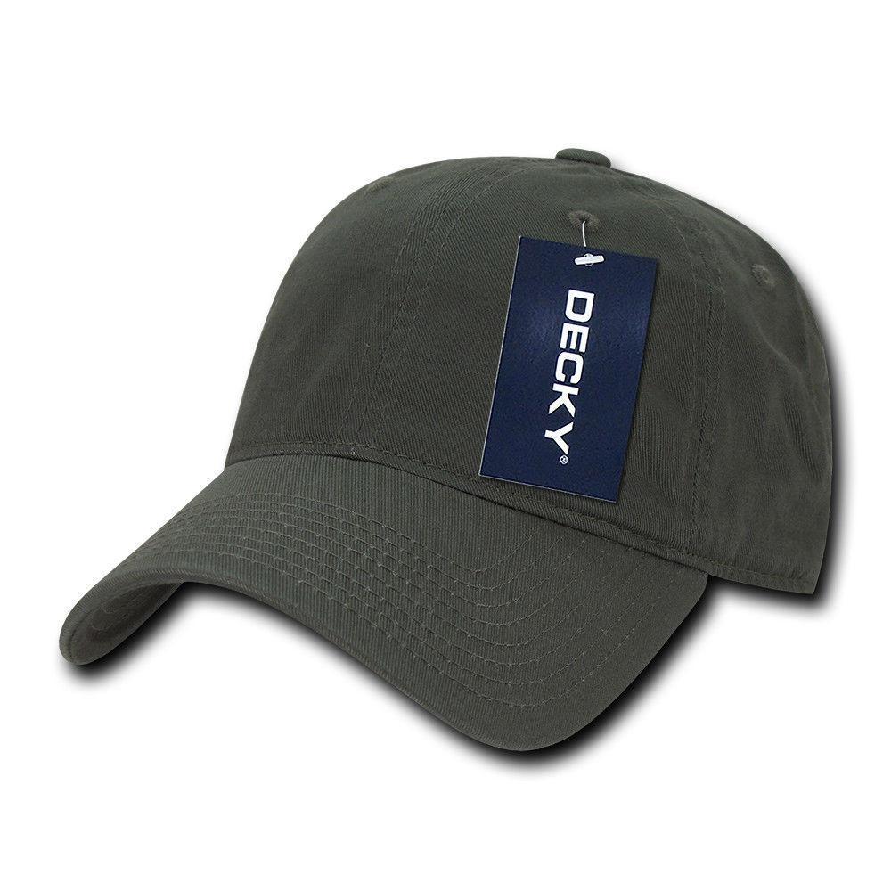 Decky Relaxed Soft Low Crown Dad Washed Cotton Polo Vintage 6 Panel Caps Hats-205-Black-