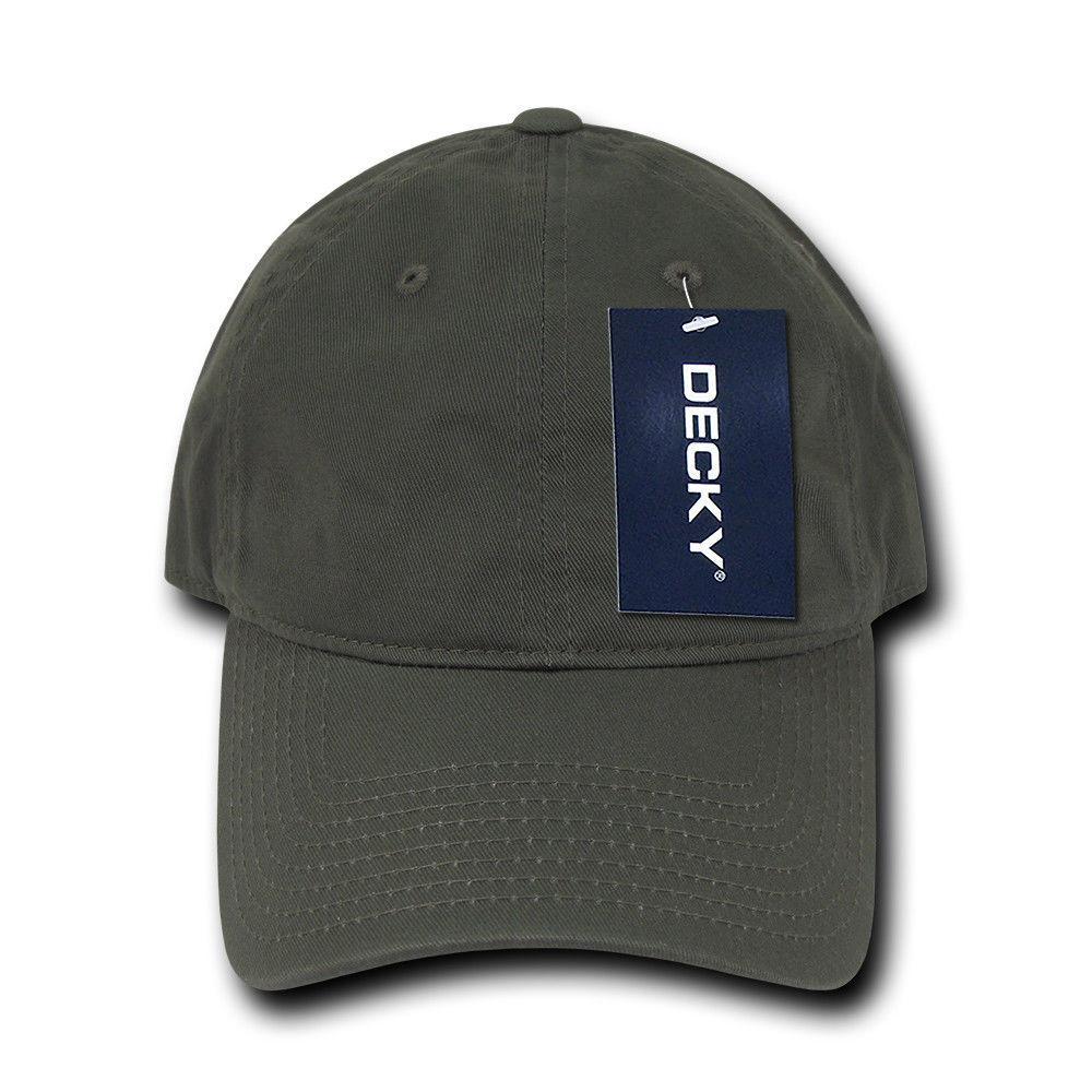 Decky Relaxed Soft Low Crown Dad Washed Cotton Polo Vintage 6 Panel Caps Hats-205-Black-