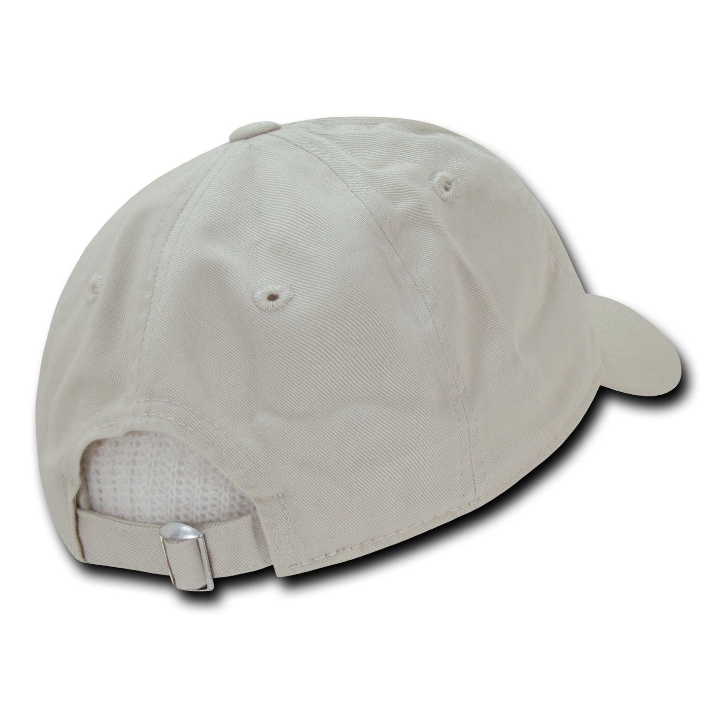 Decky Relaxed Soft Low Crown Dad Washed Cotton Polo Vintage 6 Panel Caps Hats-205-Black-