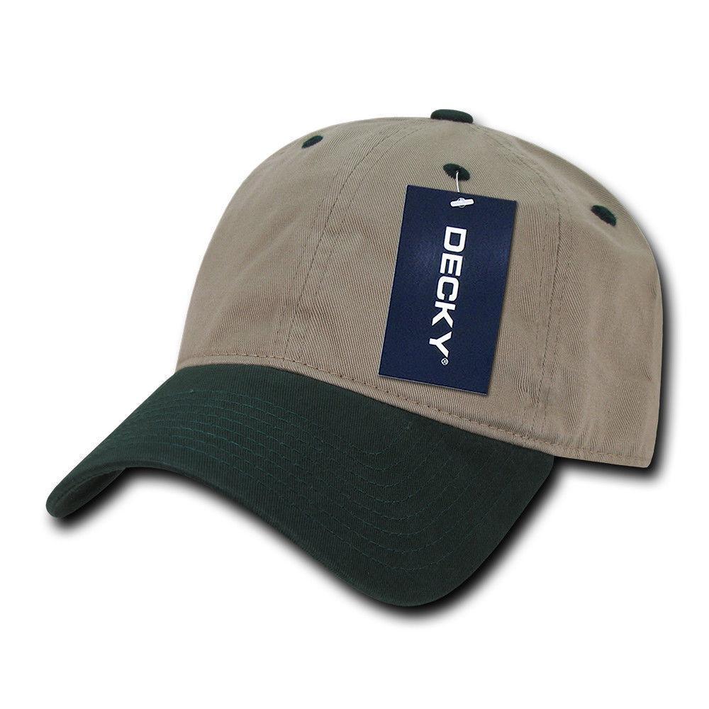 Decky Relaxed Soft Low Crown Dad Washed Cotton Polo Vintage 6 Panel Caps Hats-205-Black-