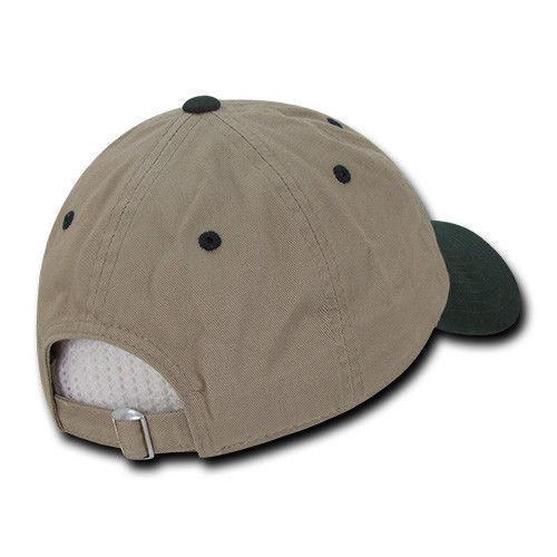Decky Relaxed Soft Low Crown Dad Washed Cotton Polo Vintage 6 Panel Caps Hats-205-Black-