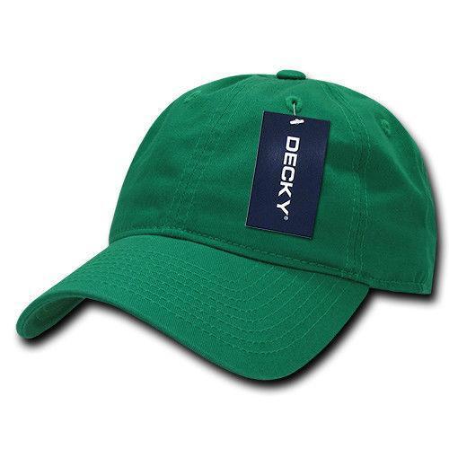 Decky Relaxed Soft Low Crown Dad Washed Cotton Polo Vintage 6 Panel Caps Hats-205-Black-