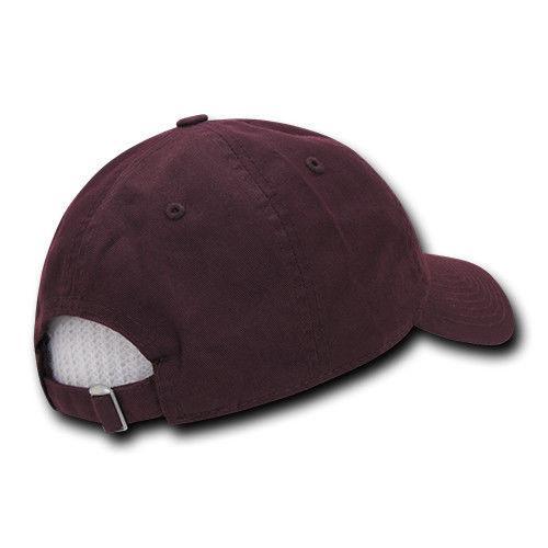 Decky Relaxed Soft Low Crown Dad Washed Cotton Polo Vintage 6 Panel Caps Hats-205-Black-