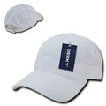 Decky Relaxed Soft Low Crown Dad Washed Cotton Polo Vintage 6 Panel Caps Hats-205-White-