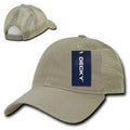 Decky Relaxed Trucker 6 Panel Pre Curved Bill Baseball Caps Hats-khaki-