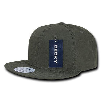 Decky Ripstop Snapbacks Retro Flat Bill Baseball Hats Caps Unisex-ACU-