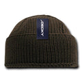 Decky Sailor Navy Fisherman Beanies Warm Winter Thick Knitted Acrylic-Brown-