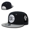 Decky Snapback By Whang Baseball Hats Caps Unisex-Black/Grey-