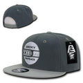 Decky Snapback By Whang Baseball Hats Caps Unisex-Charcoal/grey-