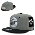 Decky Snapback By Whang Baseball Hats Caps Unisex-Grey/Black-