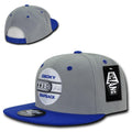 Decky Snapback By Whang Baseball Hats Caps Unisex-Grey/Royal-