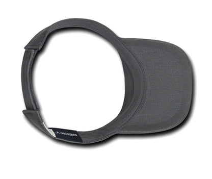 Decky Sports Spring Summer Sun Visors Caps Hats Cotton Beach Golf Unisex-Black-