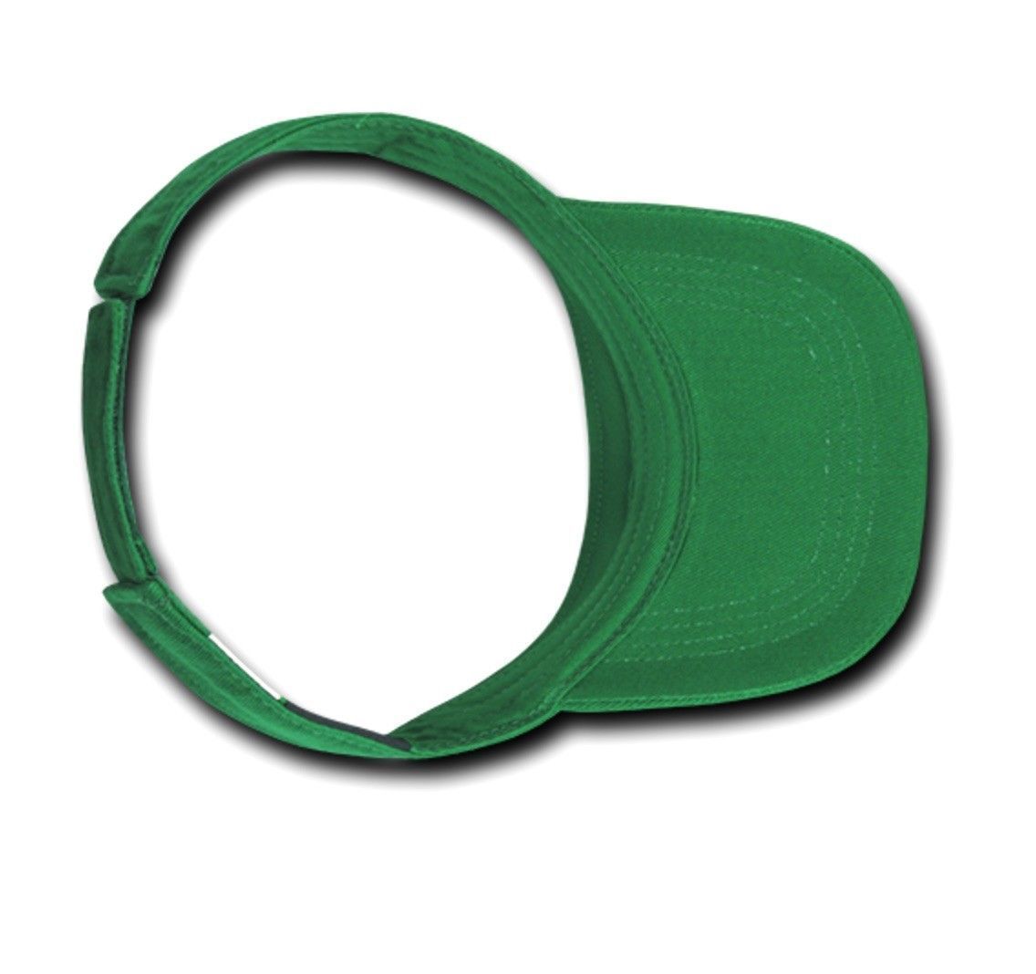 Decky Sports Spring Summer Sun Visors Caps Hats Cotton Beach Golf Unisex-Black-