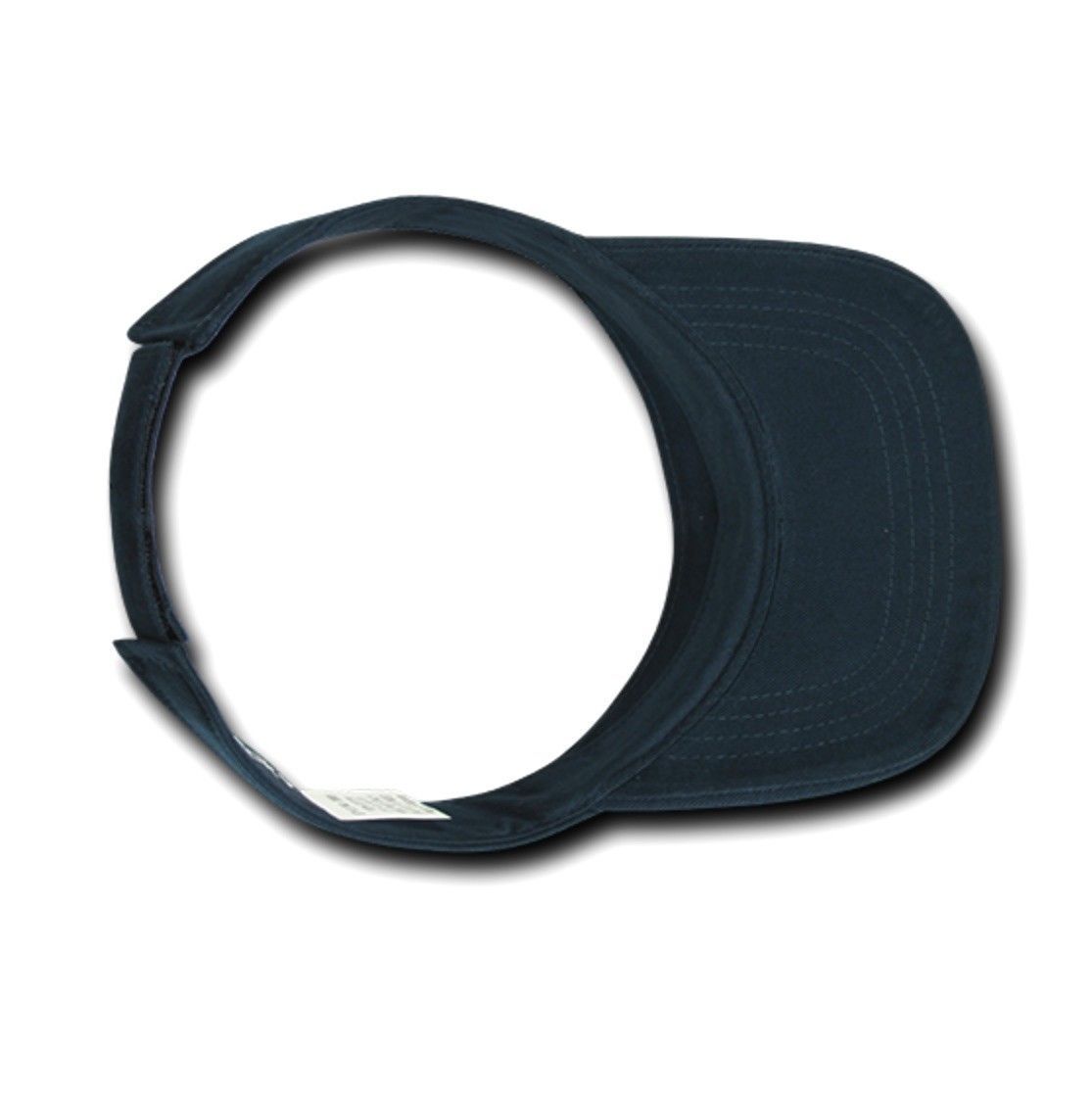 Decky Sports Spring Summer Sun Visors Caps Hats Cotton Beach Golf Unisex-Black-