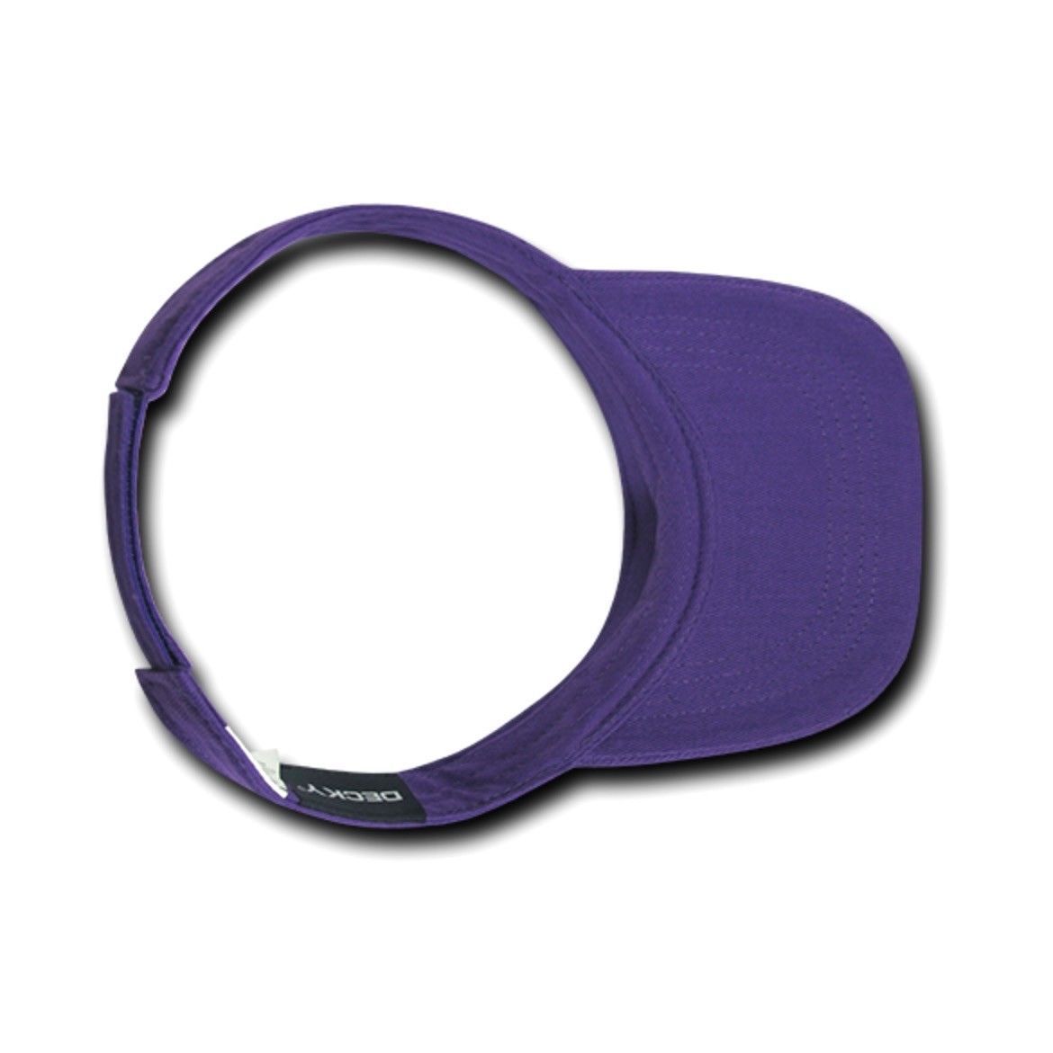 Decky Sports Spring Summer Sun Visors Caps Hats Cotton Beach Golf Unisex-Black-