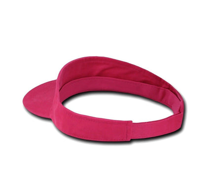 Decky Sports Spring Summer Sun Visors Caps Hats Cotton Beach Golf Unisex-Black-