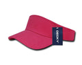 Decky Sports Spring Summer Sun Visors Caps Hats Cotton Beach Golf Unisex-Hot Pink-