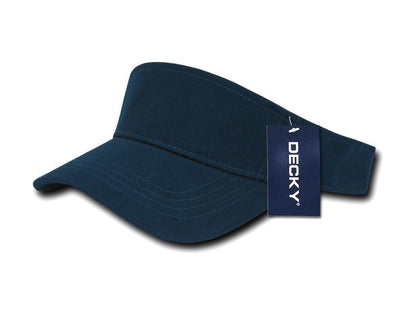 Decky Sports Spring Summer Sun Visors Caps Hats Cotton Beach Golf Unisex-Navy-